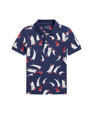 Polo Ralph Lauren Toddler and Little Boys Sailboat-Print Shirt