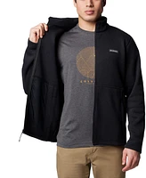 Columbia Men's Alto Pass Textured Knit Sweater Fleece Zip-Front Jacket