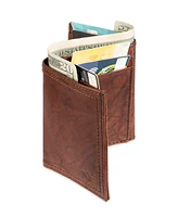 Dockers Men's Rfid Crunch Leather Z-Fold Trifold Wallet