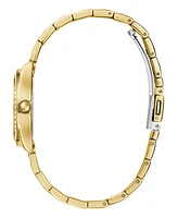 Guess Women's Analog Gold-Tone Steel Watch, 30mm
