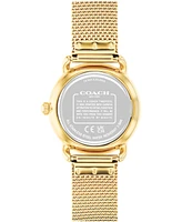 Coach Women's Elliot Gold Tone Stainless Steel Bracelet Watch, 28mm
