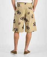 Hugo by Boss Men's Damo242 Baggy-Fit Stretch Floral 13" Shorts