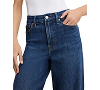 Good American Women's Soft-Tech Waist Palazzo Jeans