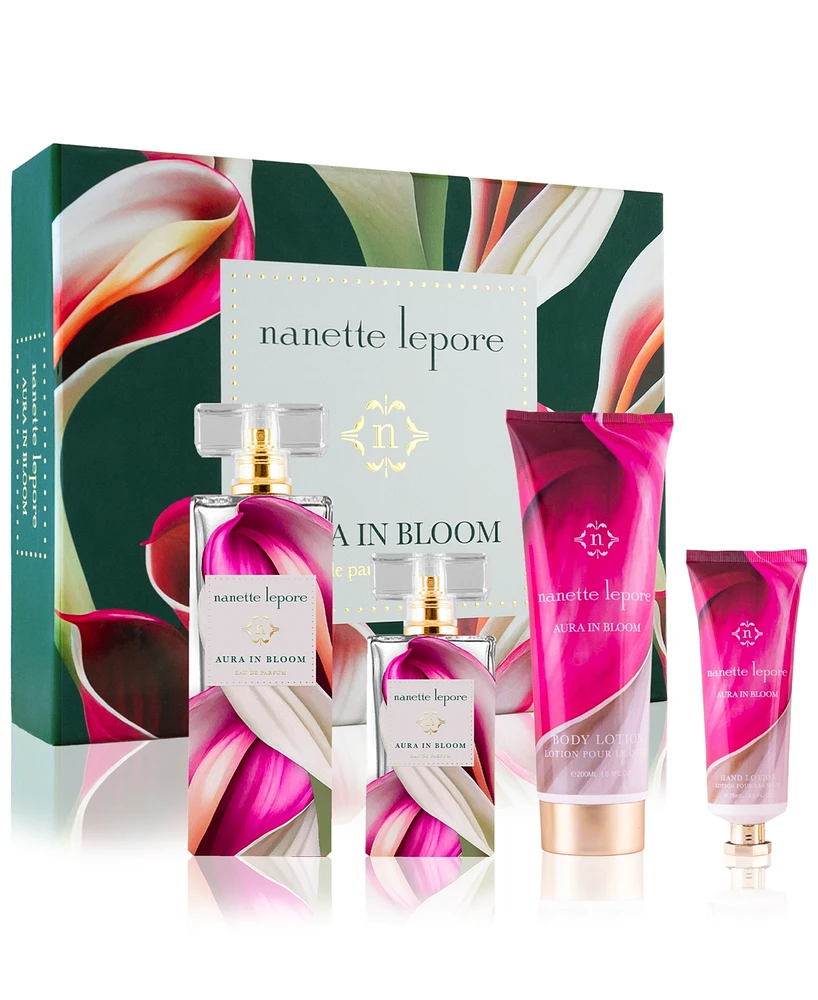 Nanette Lepore 4-Pc. Aura In Bloom Eau de Parfum Gift Set