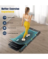 Redliro Walking Pad Under Desk Treadmill 265LBS 2.25HP Running Machine for Home Office, Black