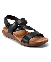 Easy Spirit Women's Whelan Strappy Lightweight Casual Flat Sandals