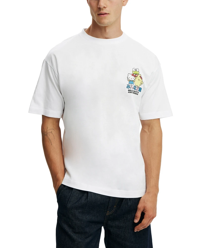 Cotton On Men's Hello Kitty Box Fit License T-Shirt