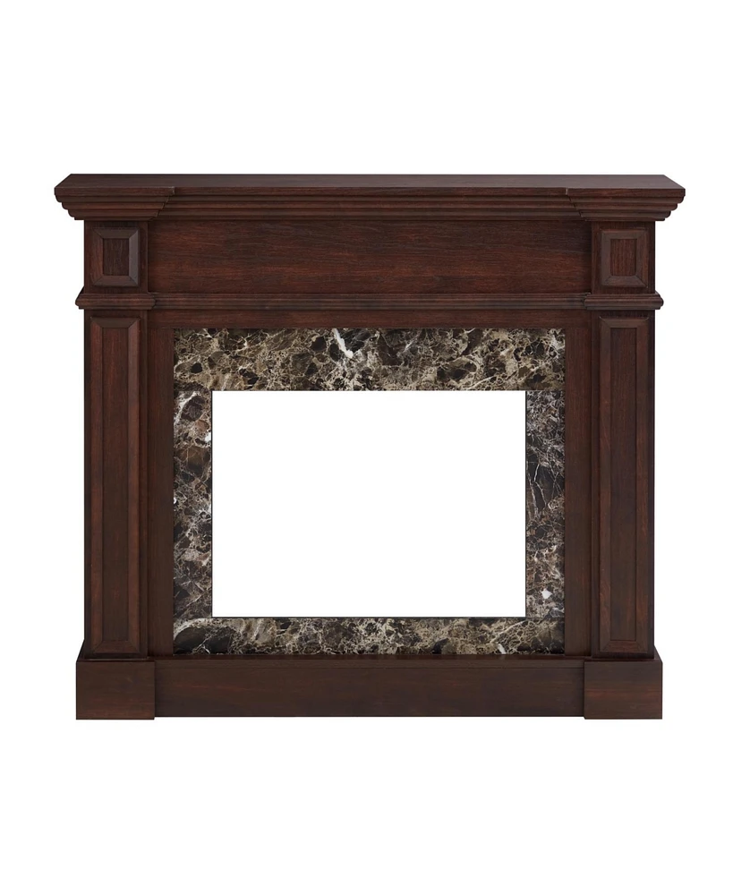 Only Mantel (Not Included 23" Fireplace)--Cherry, 45.6"W11.8"D40"H