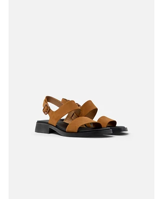 Camper Dana Nubuck Leather Sandals