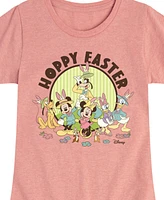 Disney Big Girls Hoppy Easter Graphic Short Sleeve T-Shirt