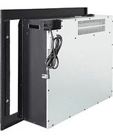 33" Electric Fireplace Insert with Trim Kit, Touch Panel, Sound
