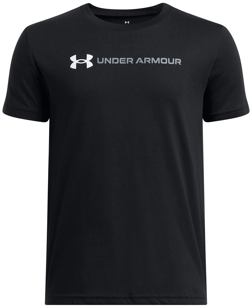 Under Armour Big Boys Logo Wordmark Graphic T-Shirt