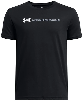 Under Armour Big Boys Logo Wordmark Graphic T-Shirt