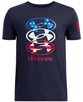 Under Armour Big Boys Freedom Stacked Graphic T-Shirt
