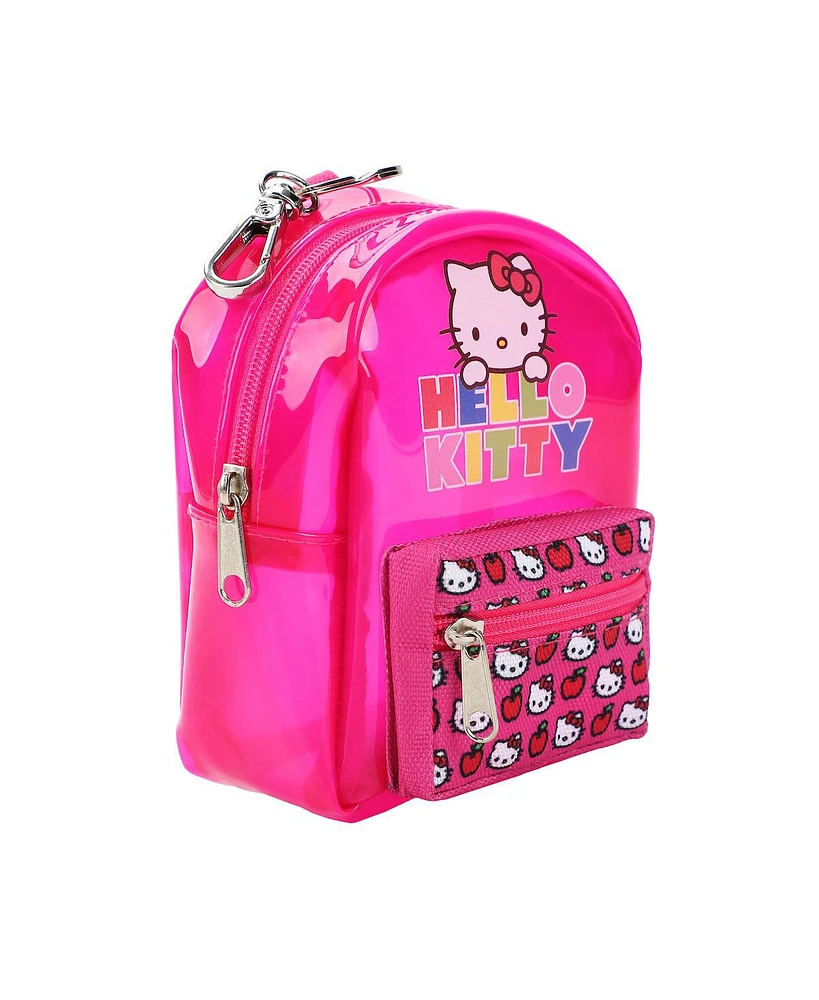 Hello Kitty Clear Pink Backpack Keychain