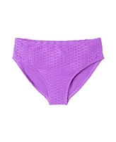 Toddler/Child Girls Purple Strappy Back Swimsuit