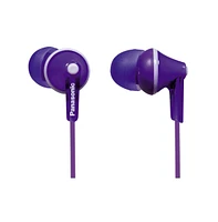 Panasonic Rp-HJE125-v ErgoFit In-Ear Earbud Headphones (Violet)