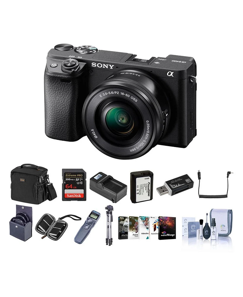 Sony Sony Alpha a6400 Mirrorless Digital Camera with 16-50mm Lens