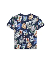 Polo Ralph Lauren Toddler and Little Boys Baseball-Print Jersey T-Shirt