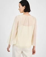 Anne Klein Women's Tie-Neck Blouse