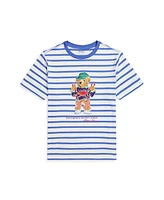 Polo Ralph Lauren Big Boys Bear Striped Jersey T-Shirt