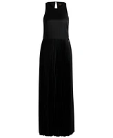 Boss by Hugo Women's Hammered Satin Plisse Maxi Dress
