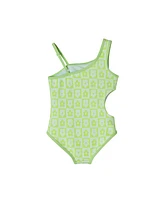 Andy & Evan Floral Print Textured Swimsuit