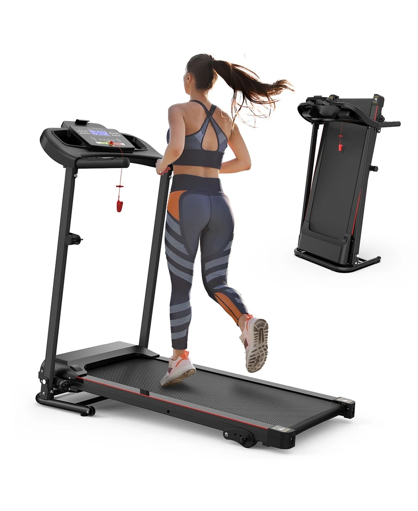 Electric Folding Treadmill for Home: Incline, Bluetooth, 2.5HP