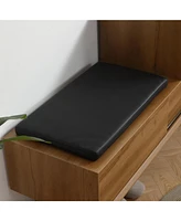 Sophisticated Shoe Changing Bench with Modern 3D Design and Ample Storage