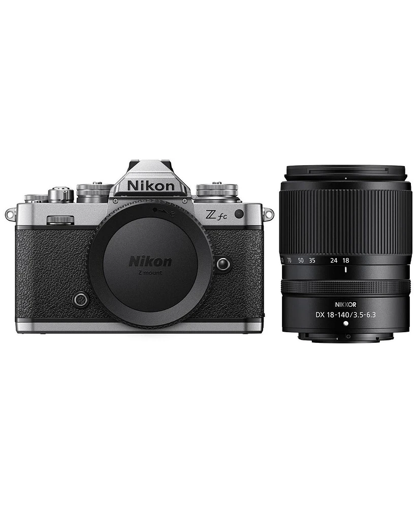 Nikon Z fc Dx-Format Mirrorless Camera with Nikkor Z Dx 18-140mm f/3.5-6.3 Vr Lens