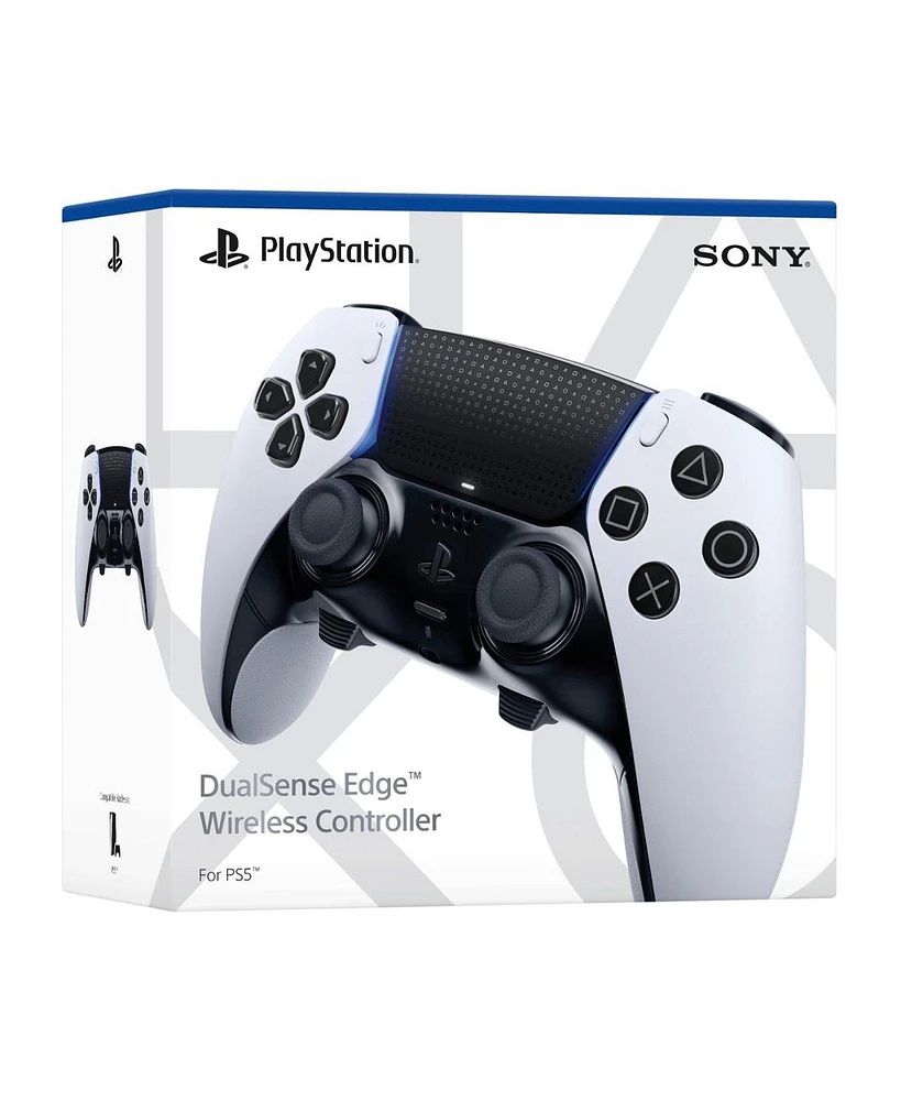 Sony Playstation 5 Slim Disc Bundle with Extra Edge Controller, Plantronics Headset, Fps Grip Kit, Dual Charge Dock and MightySkins Decal Voucher