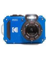 Kodak Pixpro WPZ2 16MP Full Hd Waterproof Rugged Digital Camera, Blue, Bundle with 32GB Memory Card and Camera Bag