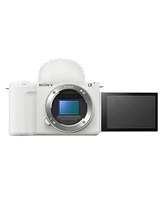 Sony Alpha Zv-E10 Ii Mirrorless Camera, White, Bundle with Extreme Pro 64GB Memory Card and Shoulder Bag