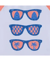 Toddler/Child Boys Palm Tree Graphic Rashguard Set