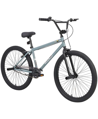 Freestyle Kids Bike Double Disc Brakes 26 Inch Single Speed Children's Bicycle for Boys Girls Age 12+ Years