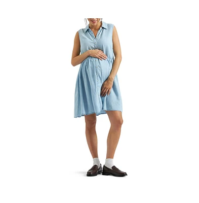 Ripe Maternity Bec Chambray Dress