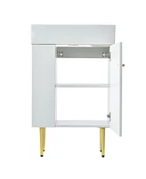 [Cabinet Only] 21.6" Bathroom vanity (Sink not included