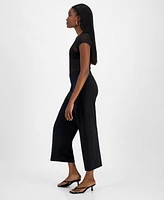 Bar Iii Women's Pull-On Cropped Pants