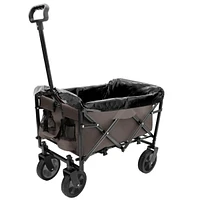 Multi-Purpose Collapsible Wagon with Liners: Camping, Beach, Grocery