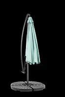 Best Choice Products 10ft Offset Hanging Patio Umbrella w/Easy Tilt, Polyester Shade, 8 Ribs for Backyard