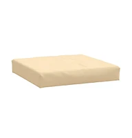 Pallet Cushions 2 pcs Melange Beige Fabric