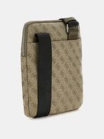 Guess Men's Vezzola Jacquard Crossbody Bag
