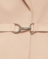 Mango Women's Belted Woolen Coat
