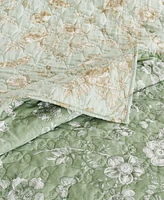 Greenland Home Fashions Olivia Garden Toile 3-Pc. Quilt Set