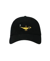 Disney Men's Aladdin Genie Lamp Adult Black Unstructured Baseball Cap