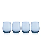 Godinger Veneto Stemless Wine Glasses, Set of 4