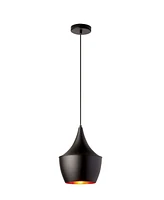 Dainolite 12" Metal Helsinki Led Pendant