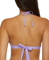 Becca Women's Fiesta Halter V-Neck Bikini Top