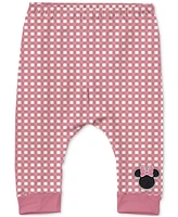 Disney Baby Girls Minnie Mouse Bodysuit, Pants & Hat, 3 Piece Set