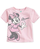 Disney Baby Girls Minnie Mouse Hoodie, T-Shirt & Shorts, 3 Piece Set